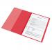 Rexel Nyrex Boardroom File A4 Flat Bar File Pocket On Inside Front Cover Red - Outer carton of 5