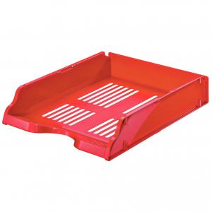 Esselte Transit A4 Letter Tray - Red - Outer carton of 10 15656