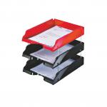 Esselte Transit A4 Letter Tray - Black - Outer carton of 10 15657
