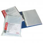 Esselte Punched Pocket, 30 A4 sheets, Transparent, Matte, 38 Micron Polypropylene (Pack 100) 16690