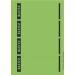 Leitz Printable Spine Labels for Standard Lever Arch Files - Green (Pack of 100)