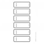 Leitz PC Printable Self-adhesive Spine Labels for WOW 1006 Lever Arch Files Grey (Pack of 60) 16930085