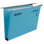 Leitz Ultimate Clenched Bar Suspension File Foolscap - Blue (Pack of 50) 17450035