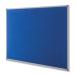 Nobo Classic Noticeboard Felt with Fixings and Aluminium Frame 1800x1200mm Blue