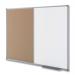Nobo Classic Combination Board Drywipe and Cork with Aluminium Frame, W900xH600mm, White/Cork