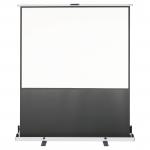 Nobo Portable Floorstanding Projection Screen Home Cinema/Sport/Gaming Projector 4:3 Screen Format Matte White (1600x1200mm) 1901956