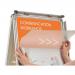 Nobo A0 A-Frame Pavement Display Board with Snap Frame; Aluminium Frame; Silver; Double Sided
