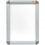 Nobo A4 Snap Frame Poster Holder, Signage Display or Wall Notice Board, Aluminium Frame, Silver 1902214