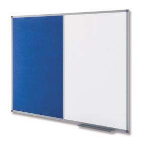 Nobo Magnetic Combi Notice Board Blue 900x600mm 1902257