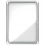 Nobo Premium Plus Outdoor Magnetic Lockable Notice Board 4xA4 White 1902577