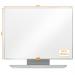 Nobo Classic Steel Magnetic Dry Wipe Whiteboard, 600 x 450 mm, Aluminium Trim, Includes Marker and Fitting Kit, White