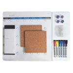 Rexel Communication Centre Value Pack - White/brown 1903775