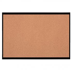 Nobo Small Cork Notice Board with Black Frame 585x430mm 1903776
