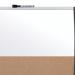 Nobo Small Magnetic Whiteboard with Cork Notice Board 585x430mm White