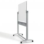 Nobo Glass Revolving Mobile Whiteboard Inc. Marker and Magnets, White, 1200 x 900mm, Double Sided Magnetic Glass 1903943