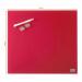 Nobo Glass Small Whiteboard; Red; Magnetic Tile; 300 X 300mm
