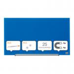 Nobo Impression Pro Glass Magnetic Whiteboard 680x380mm Blue 1905187