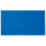 Nobo Impression Pro Glass Magnetic Whiteboard 1000x560mm Blue 1905188