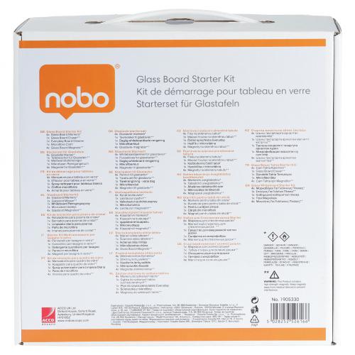 Nobo Glass Whiteboard Starter Kit | acco1905330 | Drywipe Accessories