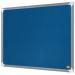 Nobo Premium Plus Felt Notice Board 600x450mm Blue