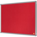 Nobo Essence Felt Notice Board 600x450mm Red 1915202