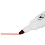 Nobo Glide Whiteboard Pens Bullet Tip 10 Pack Red 1915266