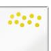 NOBO-Whiteboard-Magnets-Yellow-13mm-10-pack
