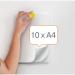 NOBO-Whiteboard-Magnets-15kg-Yellow-38mm-10-pack