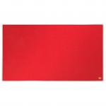 Nobo Impression Pro Widescreen Felt Notice Board 710x400mm Red 1915419