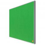 Nobo Impression Pro Widescreen Felt Notice Board 710x400mm Green 1915424