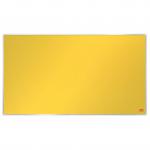 Nobo Impression Pro Widescreen Felt Notice Board 710x400mm Yellow 1915429