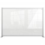 Nobo Premium Plus Clear Acrylic Protective Desk Divider Screen Modular System1400x1000mm 1915490