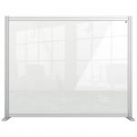 Nobo Premium Plus Clear Acrylic Protective Desk Divider Screen Modular System1200x1000mm 1915491