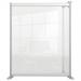 Nobo Premium Plus Clear Acrylic Protective Desk Divider Screen Modular System Extension 800x1000mm