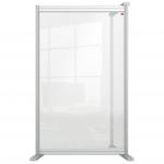 Nobo Premium Plus Clear Acrylic Protective Desk Divider Screen Modular System Extension 600x1000mm 1915498