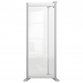 Nobo Premium Plus Clear Acrylic Protective Desk Divider Screen Modular System Extension 400x1000mm 1915499