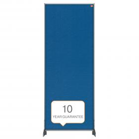 Nobo Impression Pro Desk Divider Screen Felt Surface  400x1000mm Blue 1915509