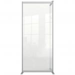 Nobo Premium Plus Clear Acrylic Protective Room Divider Screen Modular System Extension 800x1800mm 1915519