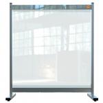 Nobo Premium Plus Clear PVC Protective Desk Divider Screen 770x860mm 1915547