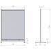 Nobo Premium Plus Clear PVC Free Standing Protective Room Divider Screen 1480x2060mm