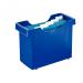 Leitz Plus Suspension Filing Unit SuPolypropylenelied with 5 Leitz Alpha suspension files, labels and label holders. Blue