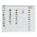 Leitz Plus Suspension Filing Unit SuPolypropylenelied with 5 Leitz Alpha suspension files, labels and label holders. Blue