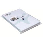 Rexel Nyrex Premium A4 Expanding Document Folder, Clear Embossed, Heavy Duty 170mic, Extra Capacity, Cut Back, L-Folder (Pack 10) 2001015