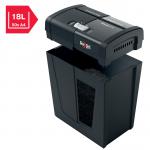 Rexel Secure X10 Cross Cut Paper Shredder Shreds 10 Sheets P4 Security Home/Home Office 18 Litre Removable Bin Quiet and Compact 2020124