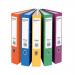 Rexel A4 Lever Arch File; Yellow; 75mm Spine Width; Karnival; Pack of 10
