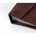 Rexel-Soft-Touch-Display-Book-A4-Chocolate-Suede-36-Pockets-2101188