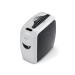 Rexel Style+ Manual Cross Cut Shredder for Home or Small Office Use, 7 sheet capacity, 12L Removable Bin, White