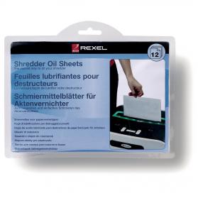 Rexel Shredder Oil Sheets, Pack of 12, A5 Size, Shredder Maintenance (Pack 12) 2101948