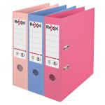 Rexel A4 Lever Arch File, Assorted Colours, 75mm Spine Width, Solea No.1 Power - Outer carton of 10 2115530