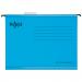 Rexel Classic A4 Reinforced Suspension Files for Filing Cabinets, 15mm V base, 100% Recycled Card, Blue, Pack of 25